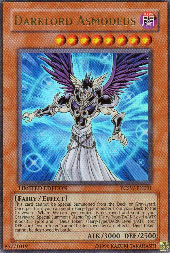 Darklord Asmodeus [YCSW-EN001] Ultra Rare 