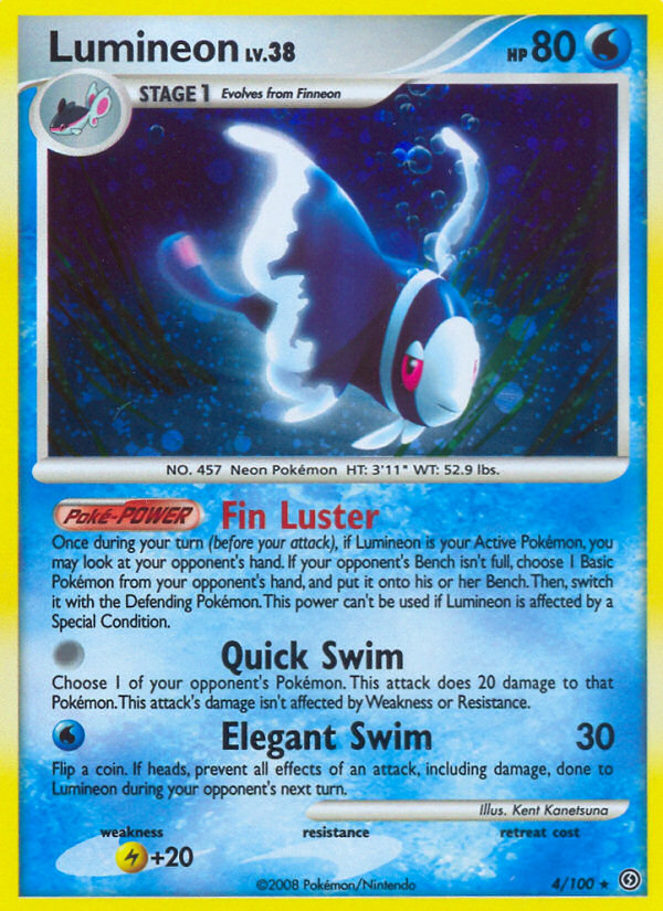 Lumineon (4/100) [Diamond &amp; Pearl: Stormfront] 
