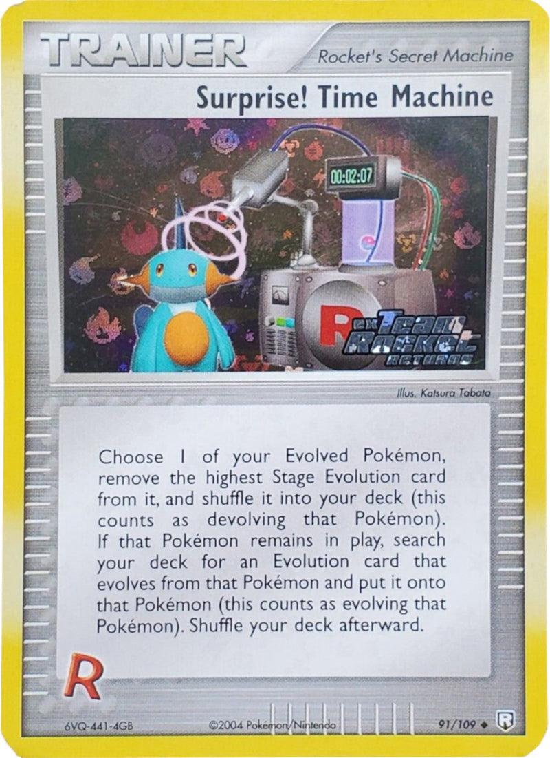 Surprise! Time Machine (91/109) (Stamped) [EX: Team Rocket Returns] 