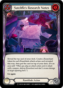 Sutcliffe's Research Notes (Blue) [U-CRU156] (Crucible of War Unlimited) Unlimited Normal 