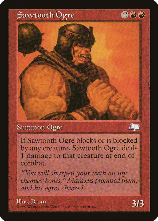 Sawtooth Ogre [Weatherlight] 