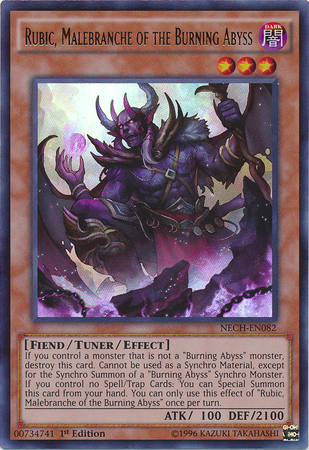 Rubic, Malebranche of the Burning Abyss [NECH-EN082] Ultra Rare 