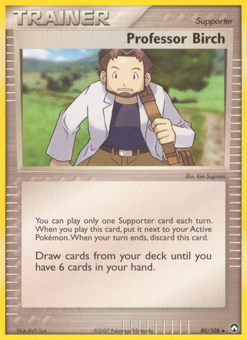 Professor Birch (80/108) [EX: Power Keepers] 