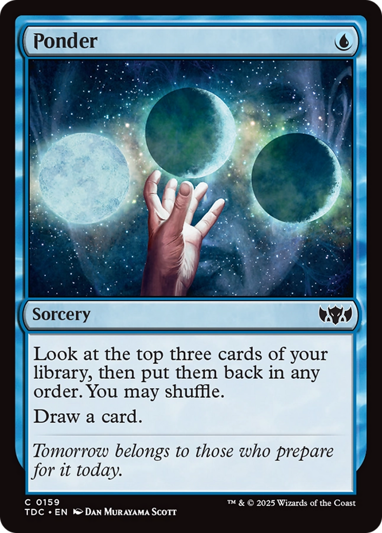 Ponder [Tarkir: Dragonstorm Commander] 