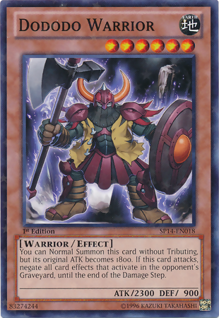 Dododo Warrior [SP14-EN018] Starfoil Rare 