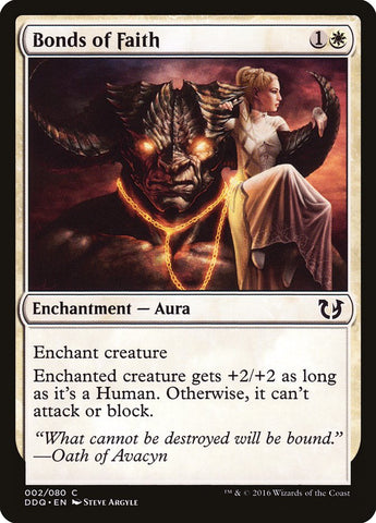 Bonds of Faith [Duel Decks: Blessed vs. Cursed] 