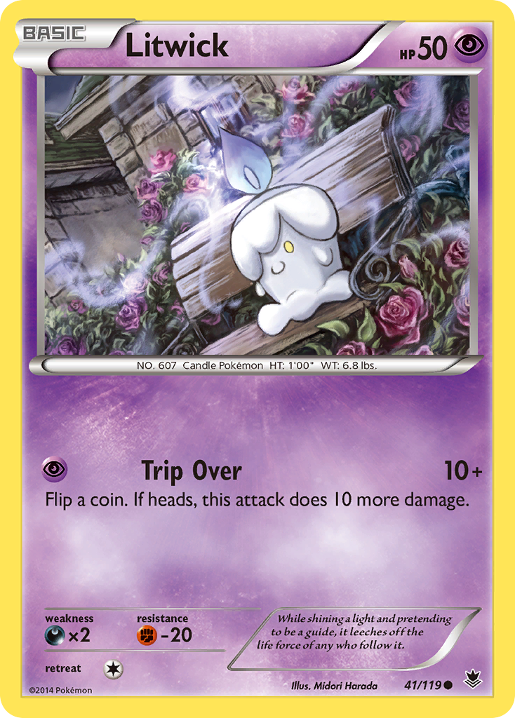 Litwick (41/119) [XY: Phantom Forces] 