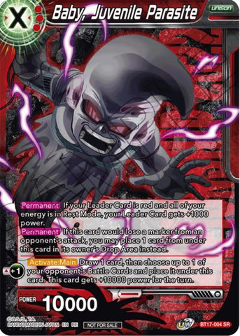 Baby, Juvenile Parasite (Championship 2022) (BT17-004) [Tournament Promotion Cards] 