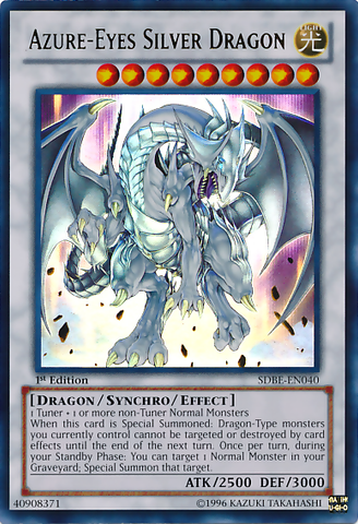 Azure-Eyes Silver Dragon [SDBE-EN040] Ultra Rare 