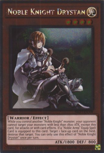 Noble Knight Drystan [NKRT-EN008] Platinum Rare 