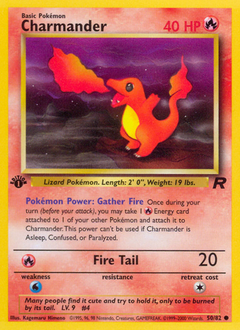 Charmander (50/82) [Team Rocket 1st Edition] 