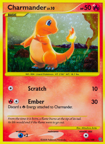 Charmander (101/100) [Diamond &amp; Pearl: Stormfront] 