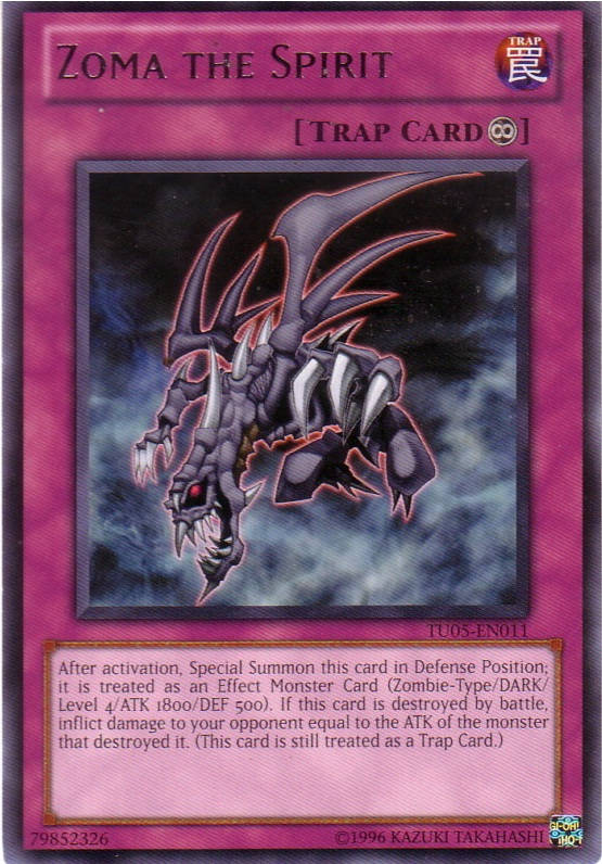 Zoma the Spirit [TU05-EN011] Rare 