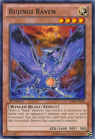 Bujingi Raven [SHSP-EN081] Rare 