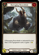 Barraging Brawnhide (Red) [WTR176-C] (Welcome to Rathe) Alpha Print Rainbow Foil 