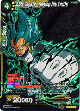 SSB Vegeta, Testing His Limits (SPR) (BT5-083) [Miraculous Revival] 
