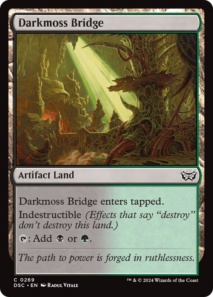 Darkmoss Bridge [Duskmorn: House of Horror Commander] 