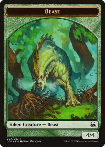Beast Token [Duel Decks: Mind vs. Might Tokens] 