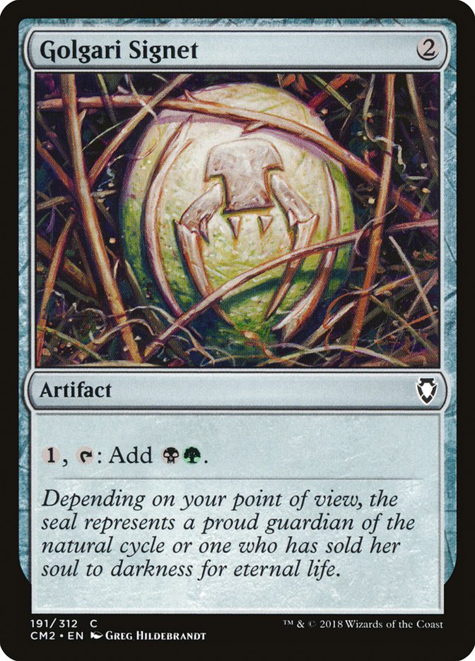 Golgari Signet (191/312) [Order Anthology Volume II] 