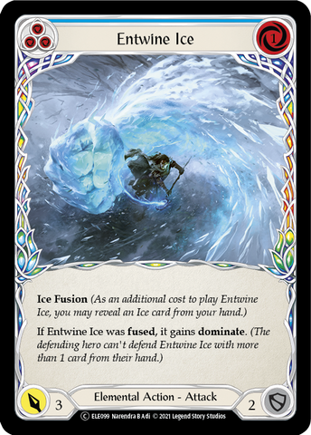 Entwine Ice (Blue) [U-ELE099] (Tales of Aria Unlimited) Unlimited Rainbow Foil 