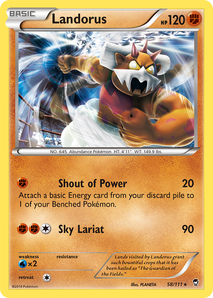 Landorus (58/111) [XY: Furious Fists] 