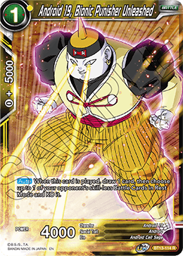 Android 19, Bionic Punisher Unleashed (Rare) (BT13-114) [Supreme Rivalry] 