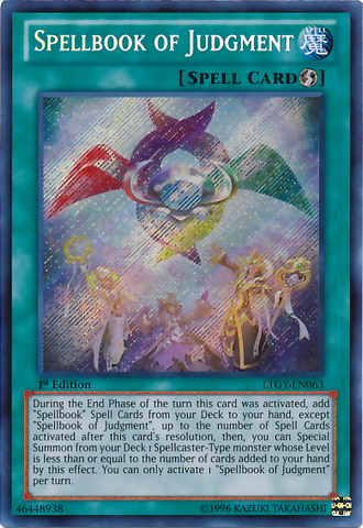 Spellbook of Judgment [LTGY-EN063] Secret Rare 