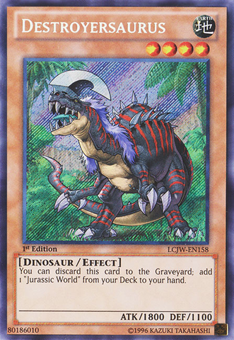 Destroyersaurus [LCJW-EN158] Secret Rare 