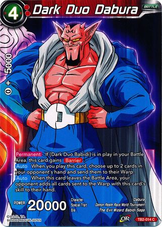 Dark Duo Dabura (TB2-014) [World Martial Arts Tournament] 