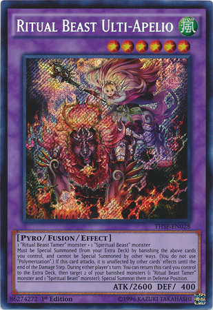 Ritual Beast Ulti-Apelio [THSF-EN028] Secret Rare 