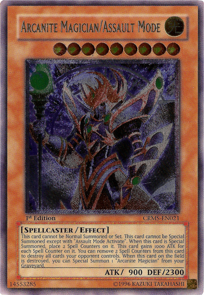 Arcanite Magician/Assault Mode [CRMS-EN021] Ultimate Rare 