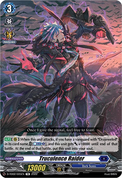 Truculence Raider (D-TD02/005EN) [D-TD02: Michiru Hazama -Demonic Jewel Dragon of the Four Flames-] 