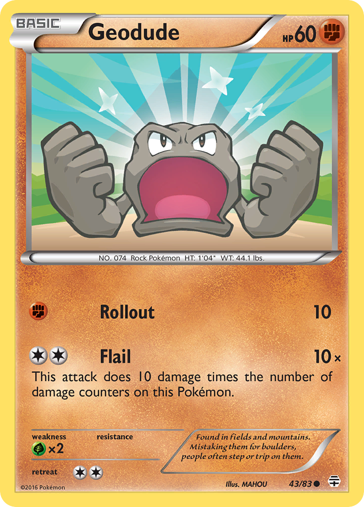 Geodude (43/83) [XY: Generations] 