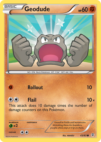 Geodude (43/83) [XY: Generations] 