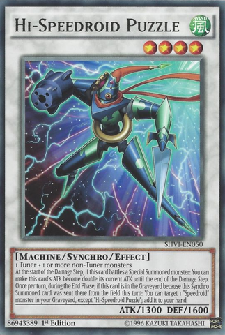 Hi-Speedroid Puzzle [SHVI-EN050] Rare 