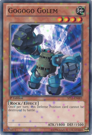Gogogo Golem [SP13-EN003] Starfoil Rare 