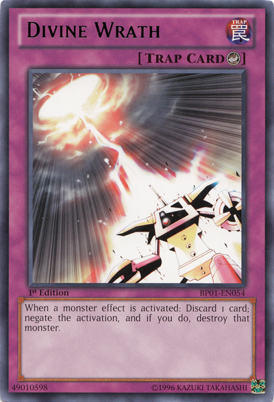 Divine Wrath [BP01-EN054] Rare 