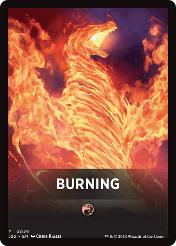 Burning Theme Card [Foundations Jumpstart Front Cards] 