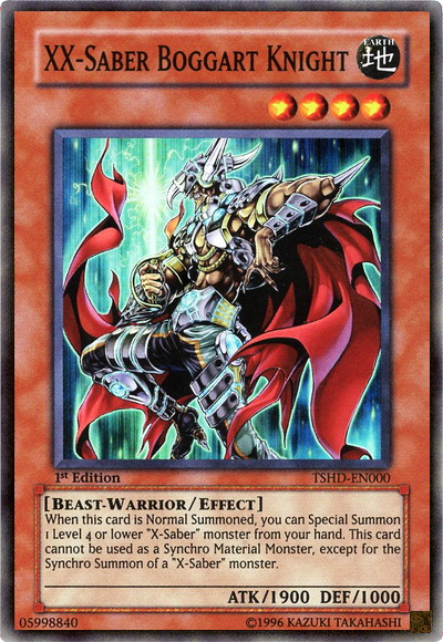 XX-Saber Boggart Knight [TSHD-EN000] Super Rare 