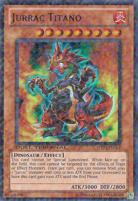Jurrac Titano [DT03-EN067] Super Rare 