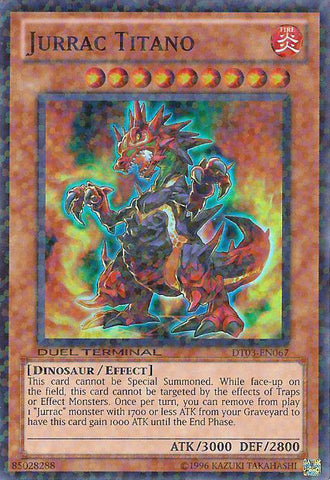 Jurrac Titano [DT03-EN067] Super Rare 