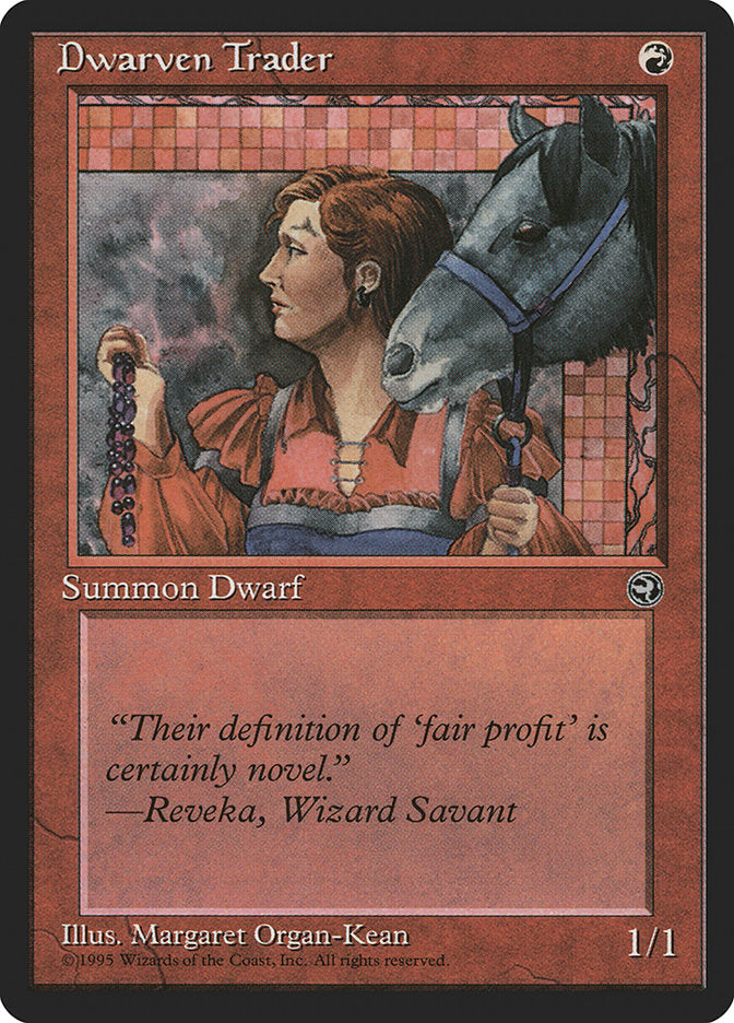 Dwarven Trader (Reveka Flavor Text) [Homelands] 