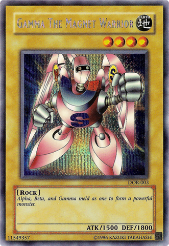 Gamma the Magnet Warrior [DOR-003] Secret Rare 