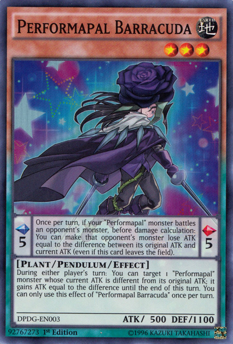 Performapal Barracuda [DPDG-EN003] Super Rare 