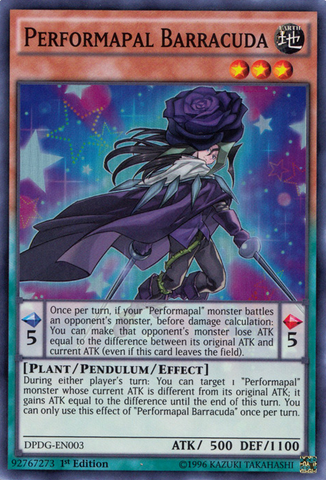 Performapal Barracuda [DPDG-EN003] Super Rare 