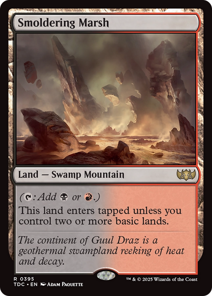 Smoldering Marsh [Tarkir: Dragonstorm Commander] 