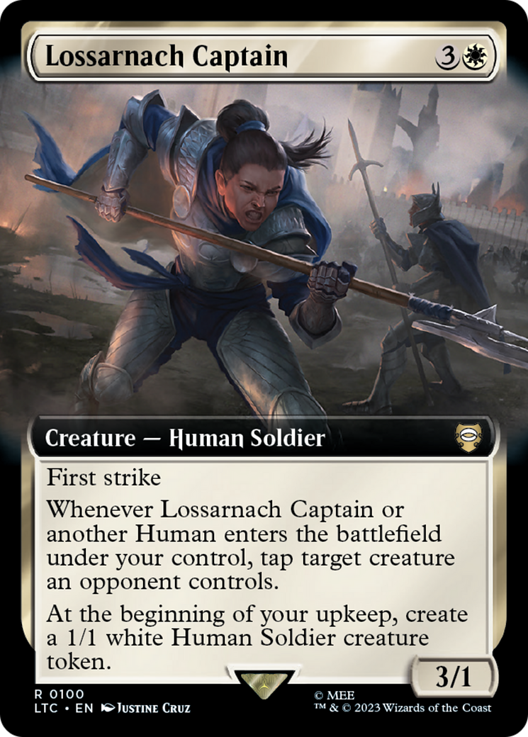 Lossarnach Captain (Extended Art) [The Lord of the Rings: Tales of Middle-Earth Commander] 