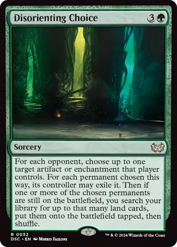 Disorienting Choice [Duskmorn: House of Horror Commander] 