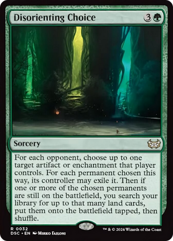 Disorienting Choice [Duskmorn: House of Horror Commander] 