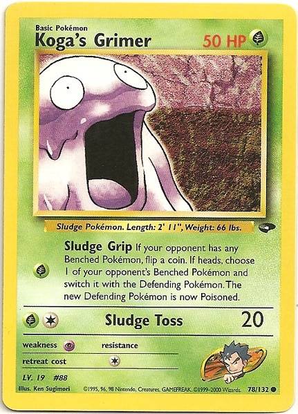 Koga's Grimer (78/132) [Gym Challenge Unlimited] 